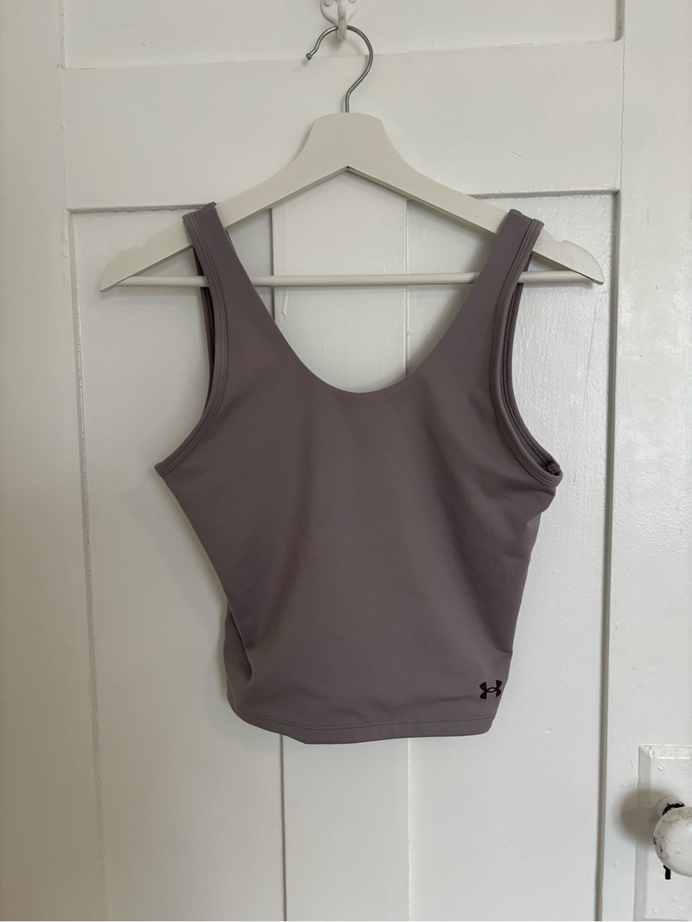 Under Armour Women's Mauve Cropped Tank Top